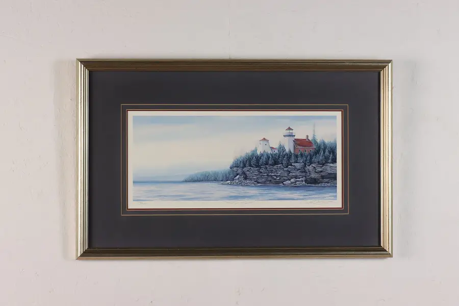 Photo of Fading Light Vintage Door County Lighthouse Bridenhagen 24"