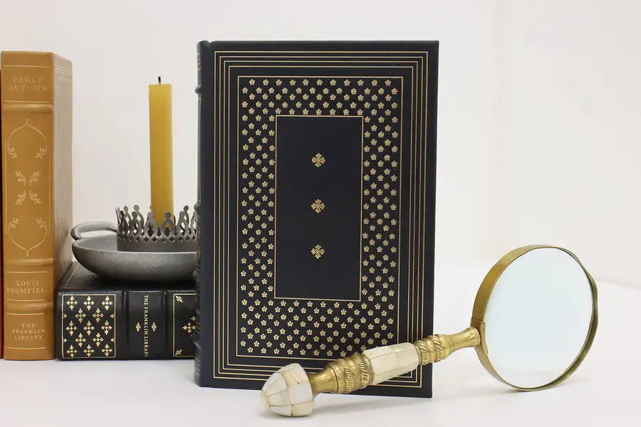 Photo of Advise & Consent Vintage Franklin Library Leather Book Drury