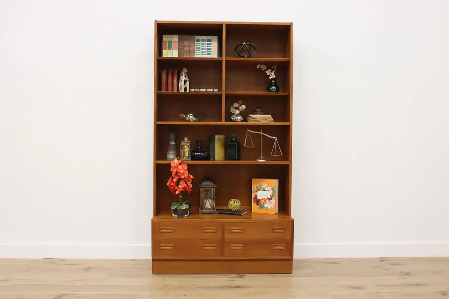 Photo of Midcentury Modern Vintage Teak Library Bookcase Hundevad