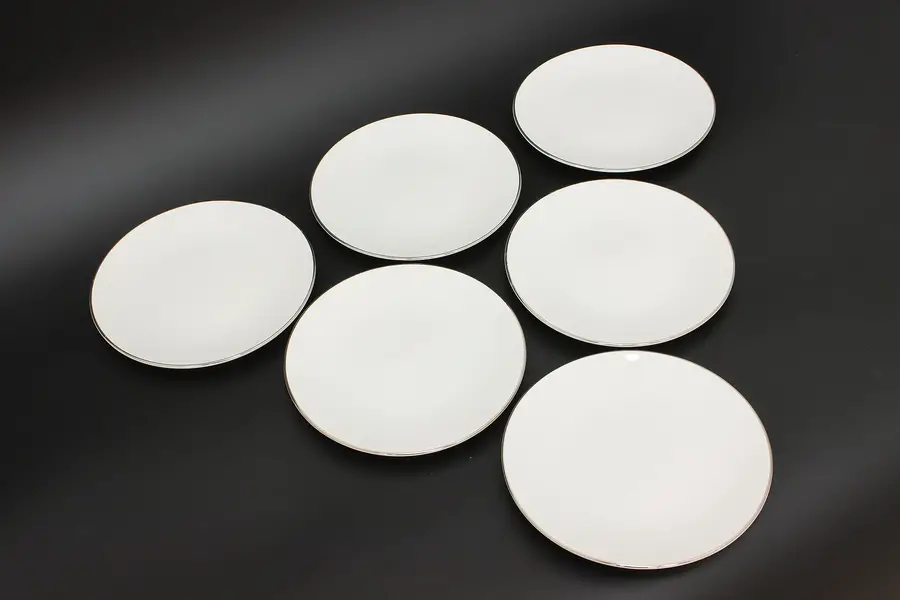 Photo of Set of 6 Midcentury Modern Vintage Appetizer Plates