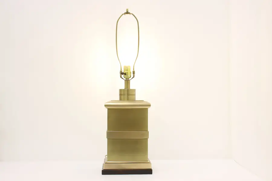 Photo of Traditional Vintage Brass Table or Desk Lamp, Cooper