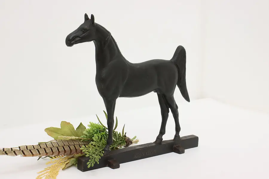 Photo of King's Genius Vintage Cast Iron Horse Door Stop, Virginia