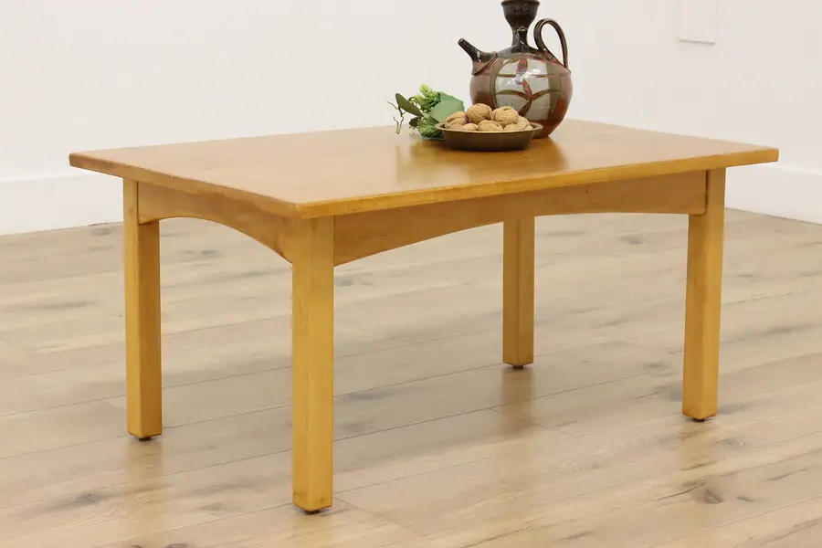 Photo of Traditional Vintage Curly Maple Coffee Table