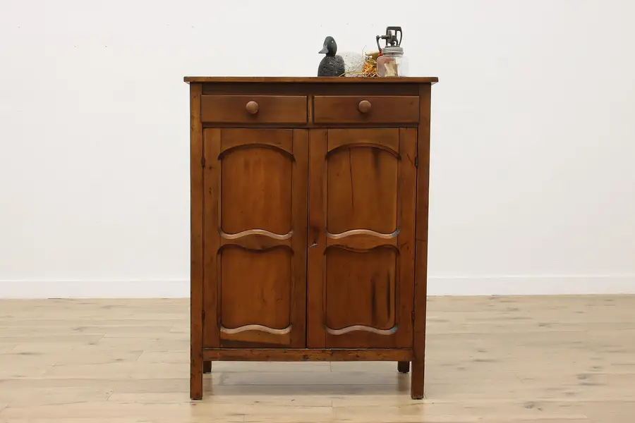 Photo of Farmhouse Antique Country Kitchen Pantry Jelly Cupboard