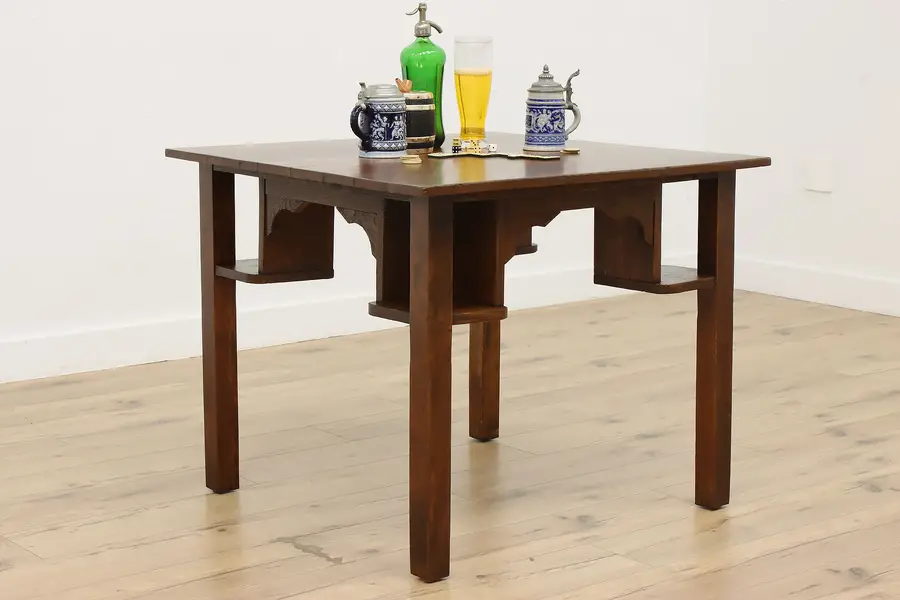 Photo of Farmhouse Antique Mission Craftsman Tavern Pub Game Table