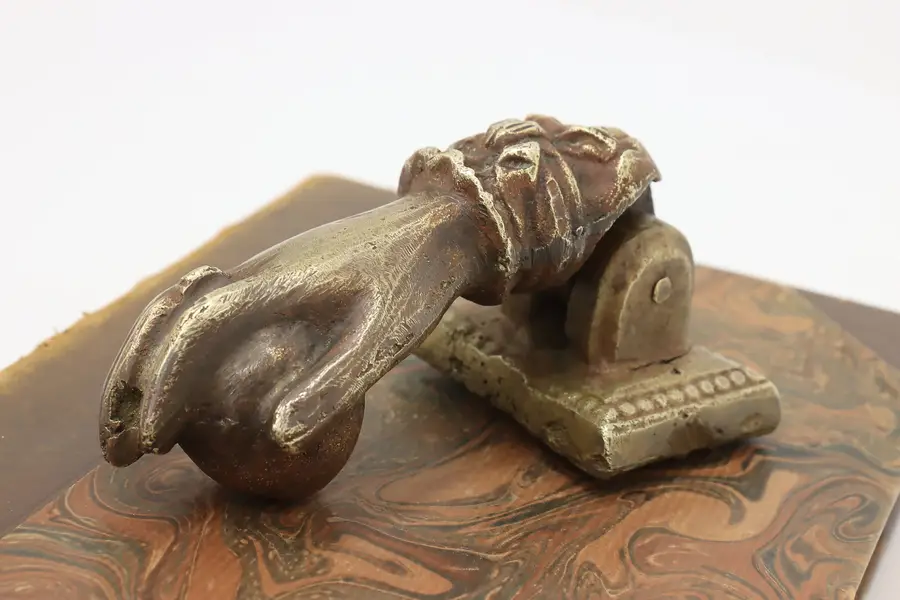 Photo of Hand of Fatima Antique Classical Brass Door Knocker