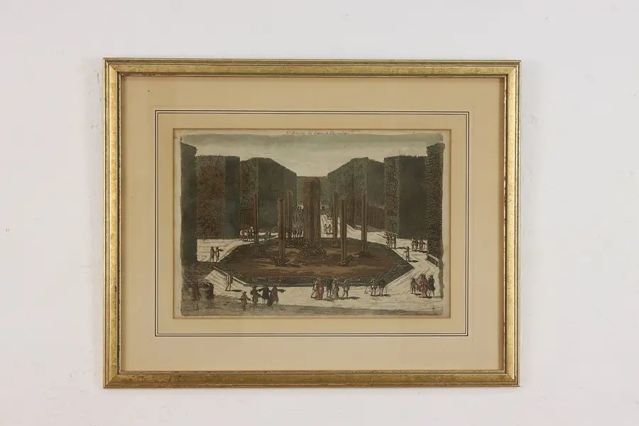 Photo of Ceres Fountain Antique Engraving Print after Perelle 18.5"