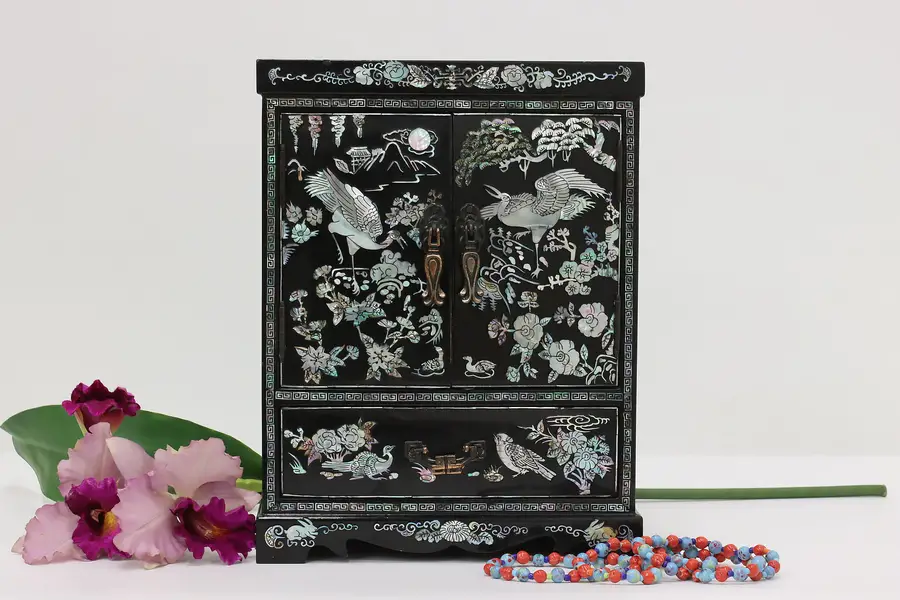 Photo of Chinese Vintage Mother of Pearl Jewelry or Bath Chest