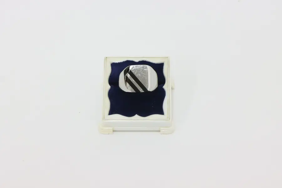 Photo of Stainless Steel Rectangle Men's Signet Ring Size 10