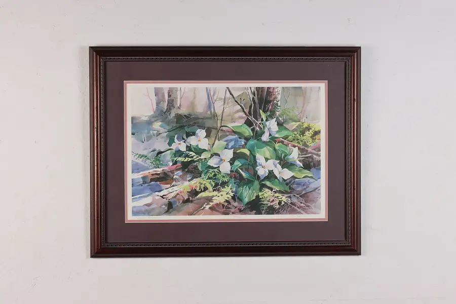Photo of Spring Treasure Vintage Original Lithograph, Austin 26.5"