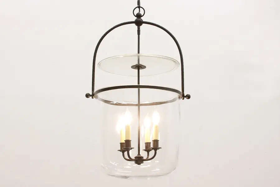 Photo of Industrial Contemporary Iron Chandelier Light Fixture