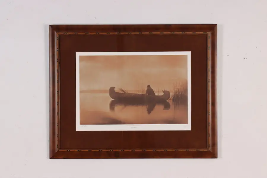 Photo of Native American Kutenai Indian Vintage Print Curtis 28.5"