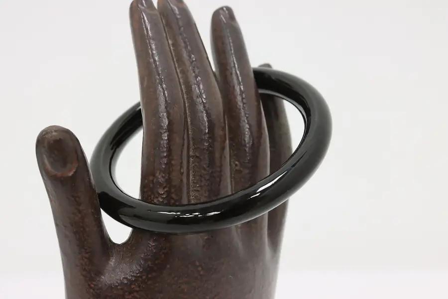 Photo of Chinese Carved Black Jade Bangle