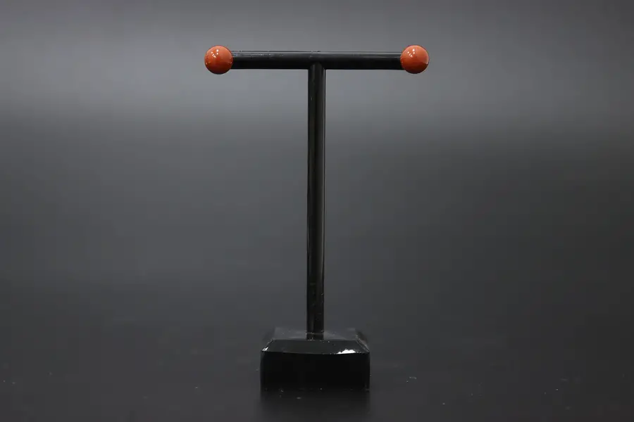 Photo of Pair of 14k Gold & Amber Stone Earrings