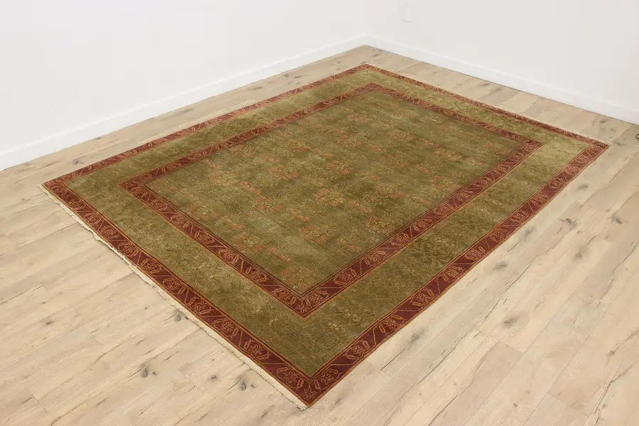 Photo of Persian Vintage 8 x 12 Hand Knotted Wool Oriental Carpet