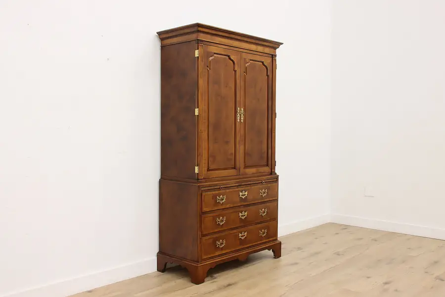 Photo of Georgian Vintage Mahogany Armoire or Wardrobe Aston Henredon