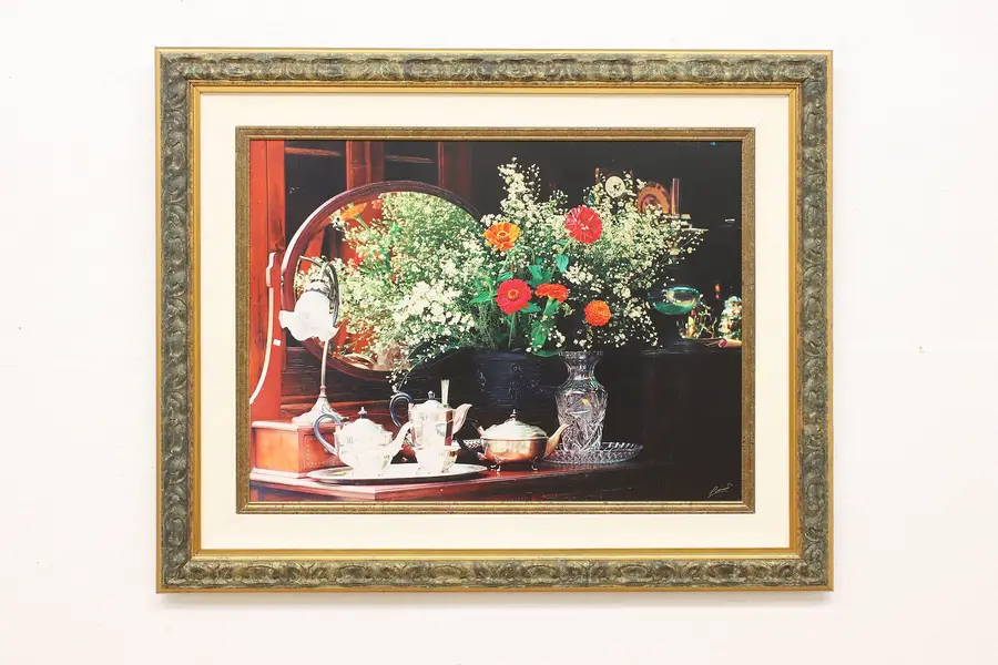 Photo of Morning Tea Still Life Vintage Giclee Print Lucius 52"