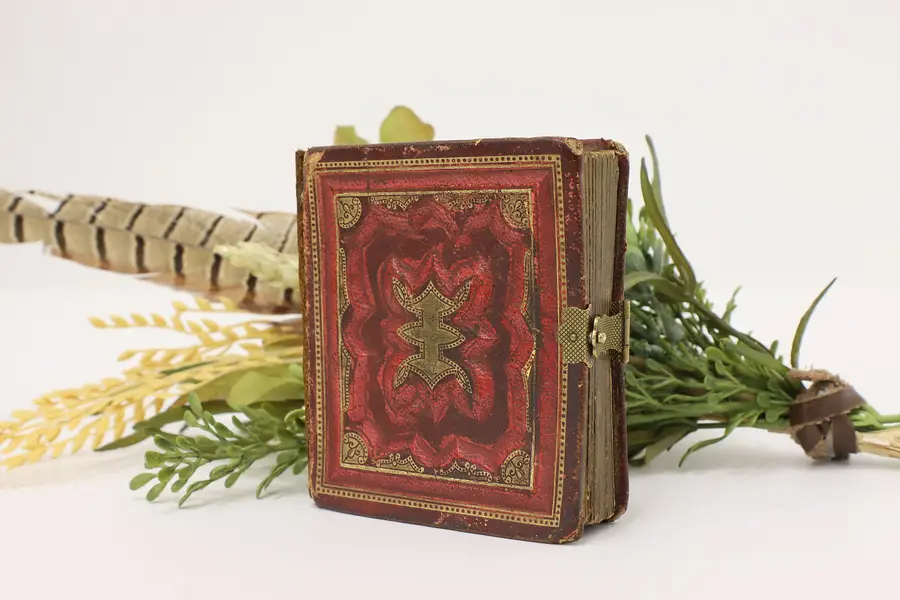 Photo of Victorian Antique Tintype Miniature Photo Album, Portraits