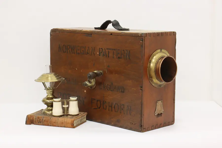 Photo of Nautical Antique Norwegian Pattern Foghorn England