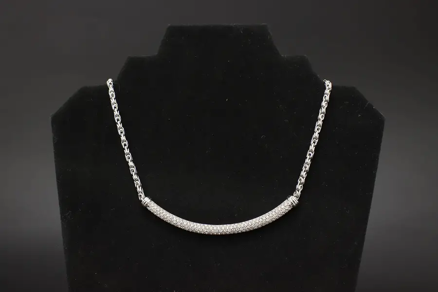 Photo of Swarovski Crystal Pavé Necklace