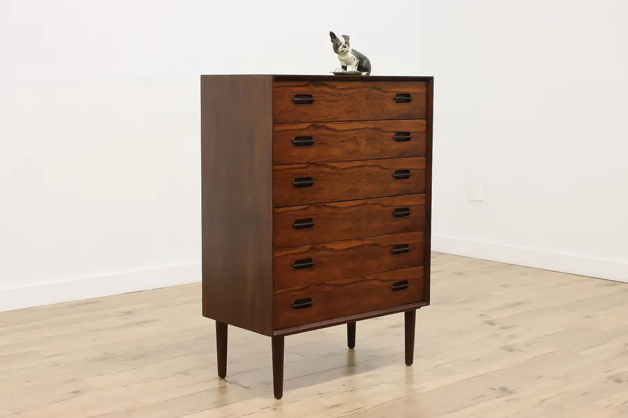 Photo of Midcentury Modern Vintage Rosewood Tall Dresser or Chest