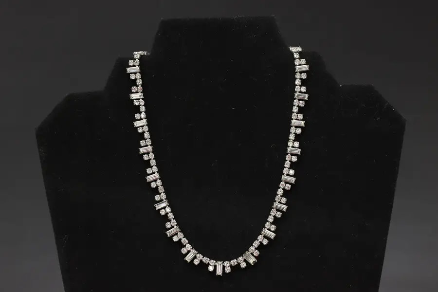 Photo of Kramer Baguette & Round Crystal Necklace