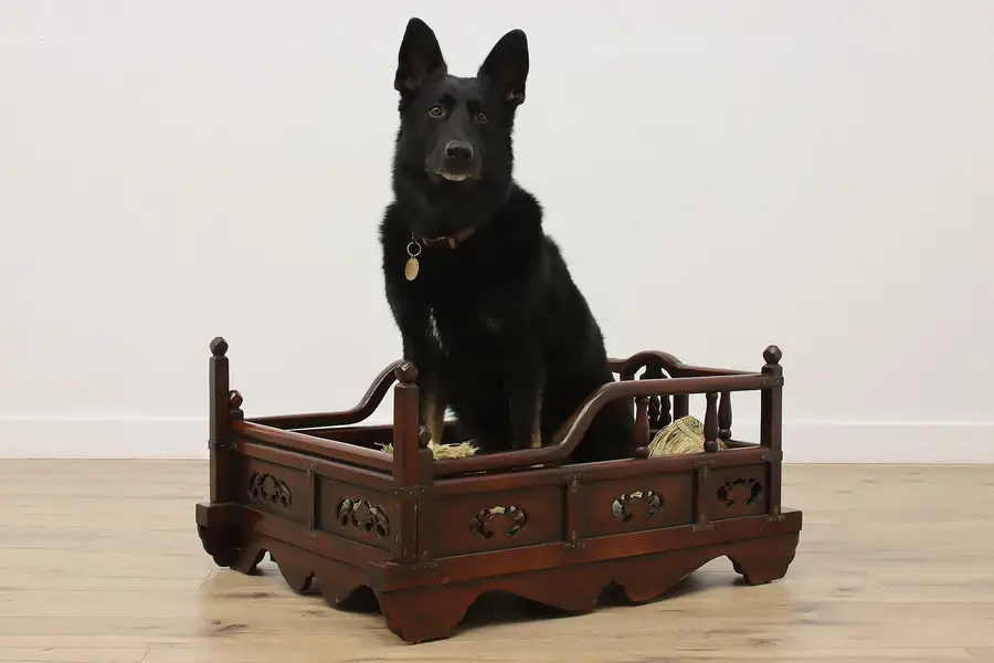 Photo of Korean Vintage Child Size Palanquin or Litter Pet Bed