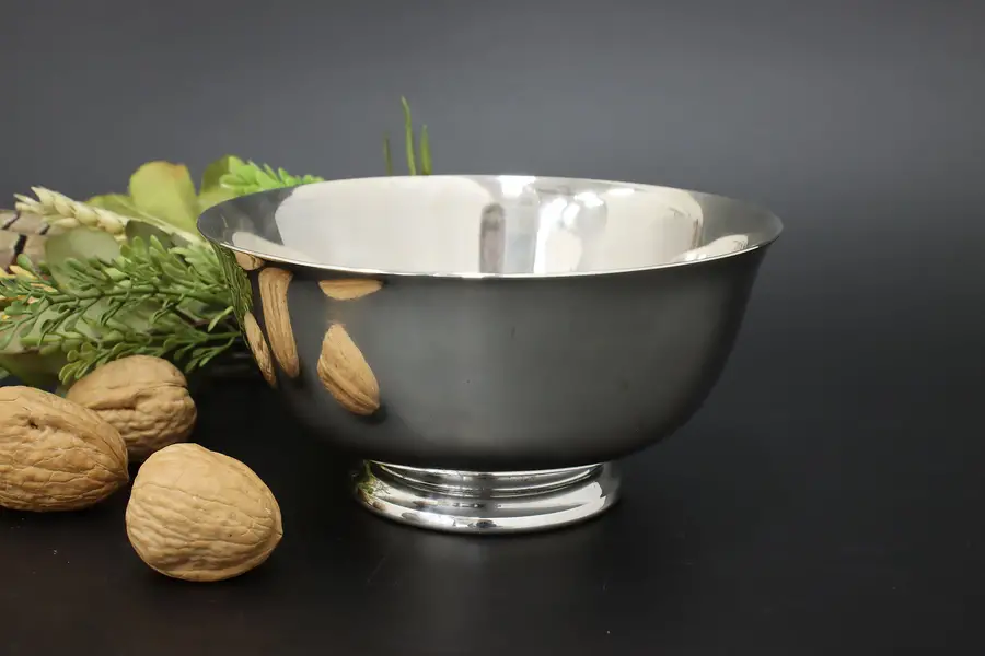 Photo of Silverplate Vintage Candy Bowl or Key Dish Reed & Barton