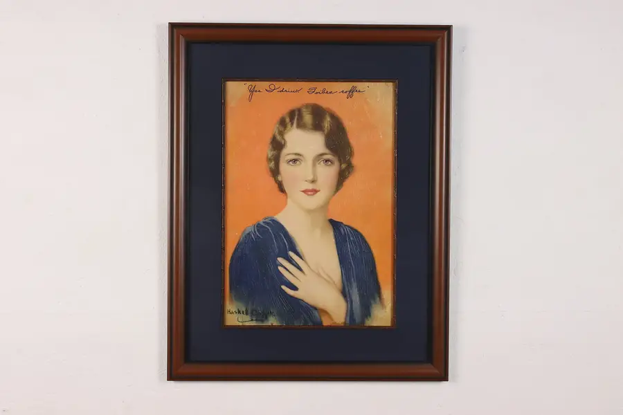 Photo of Coffee Advertisement Antique Framed Print Coffin 28.5"