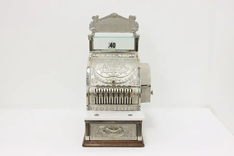 Photo of National Antique Nickel Barber or Candy Store Cash Register