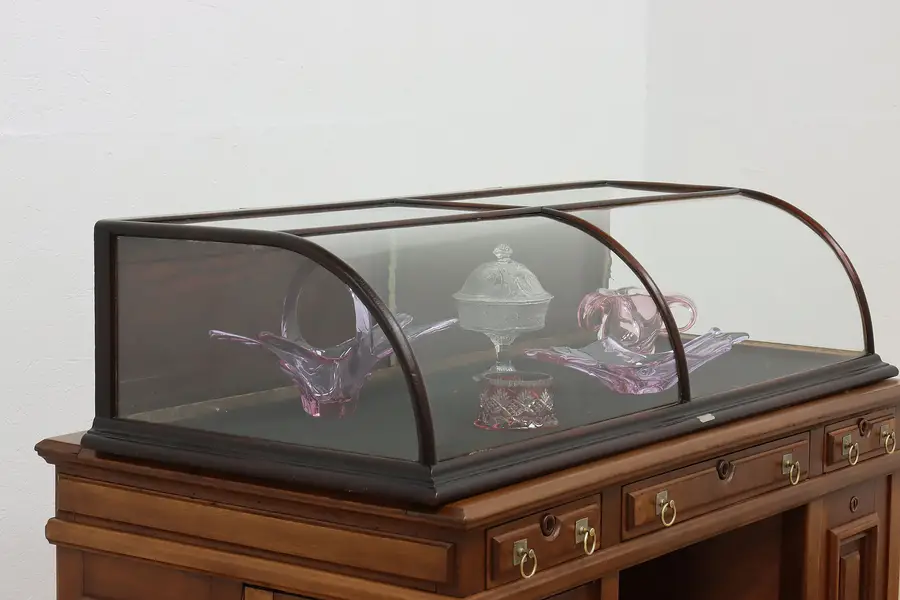 Photo of Victorian Antique Mahogany Jewelry Store Display Case, Dixon