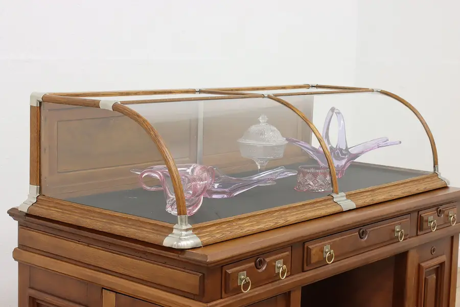 Photo of Victorian Antique Oak Tabletop Jewelry Display Case, Dixon