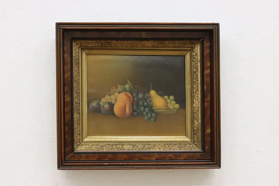 Photo of Victorian Fruit Still Life Antique Framed Art Print 19"