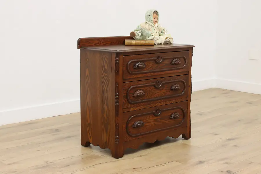 Photo of Victorian Farmhouse Antique Ash Small Chest or Nightstand