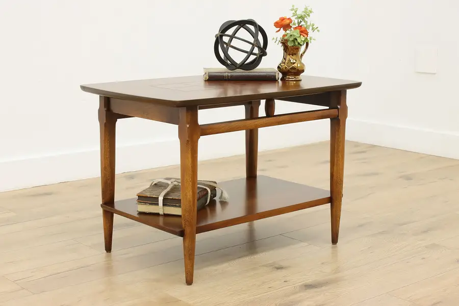 Photo of Midcentury Modern 1960s Vintage Walnut Coffee Table Lane
