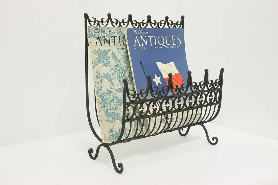 Photo of Victorian Design Vintage Iron Magazine or Music Stand