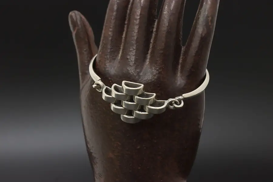 Photo of Mexican Sterling Silver Woven Bracelet