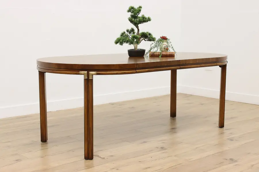 Photo of Chestnut Round Dining Table, Opens 80" Drexel