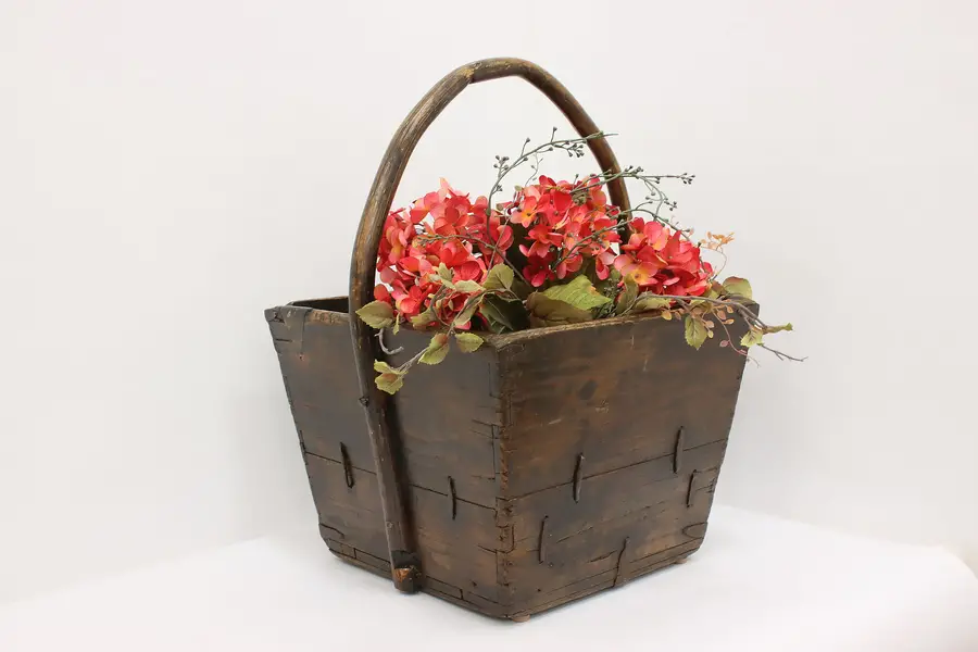 Photo of Chinese Antique Ash Rice Pail or Bucket Garden Planter