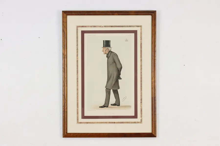 Photo of Duke of Northumberland Engraving 1884 Vanity Fair 21.5"