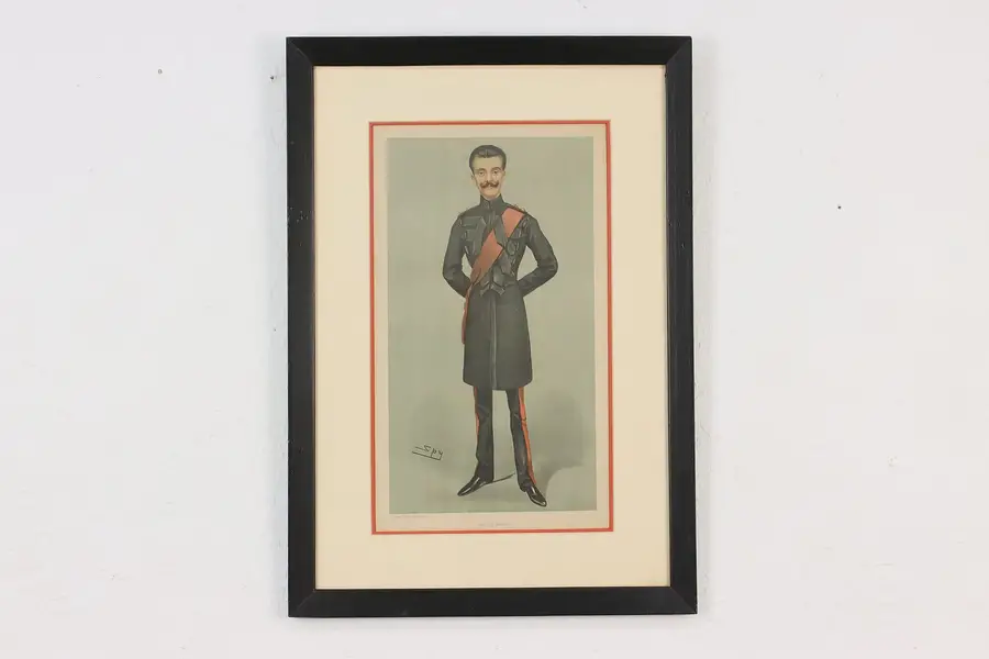 Photo of Sub Editor English Colored Engraving 1897 Vanity Fair 21"