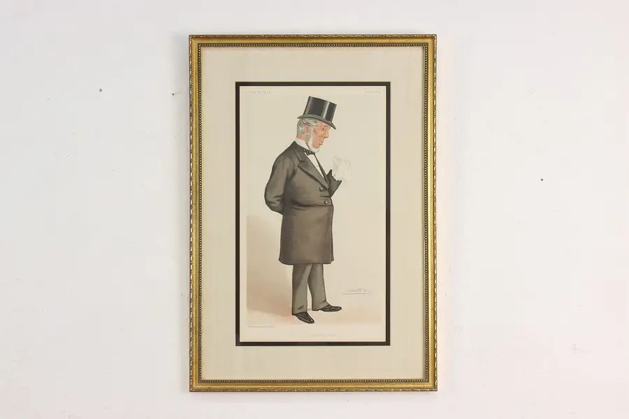 Photo of Wife's Sister Colored Engraving 1884 Vanity Fair 13.5"