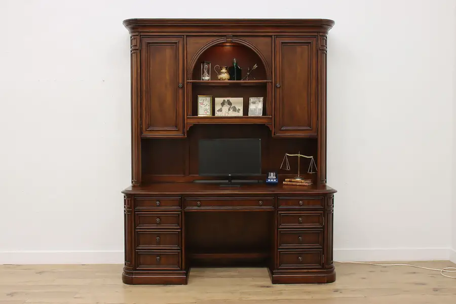 Photo of Sligh Traditional Office Desk, Credenza, File & Bookcase