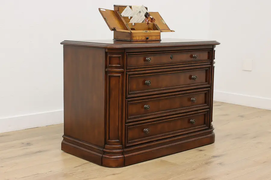 Photo of Sligh Traditional Mahogany Office Lateral File Cabinet