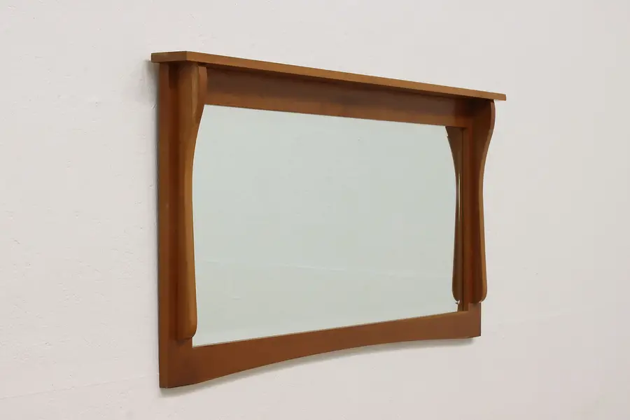 Photo of Arts & Crafts Vintage Cherry Craftsman Hall Fireplace Mirror