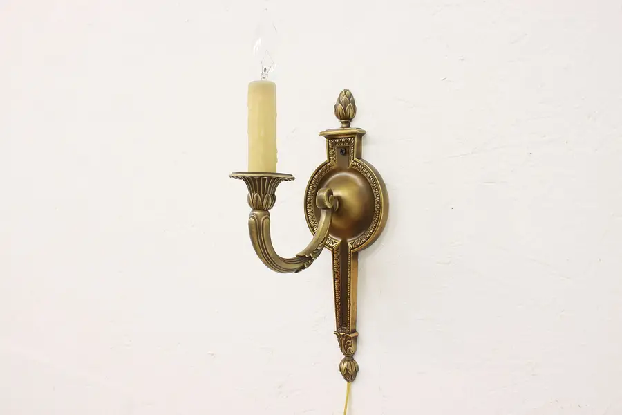 Photo of Empire Design Antique Bronze Wall Sconce Light