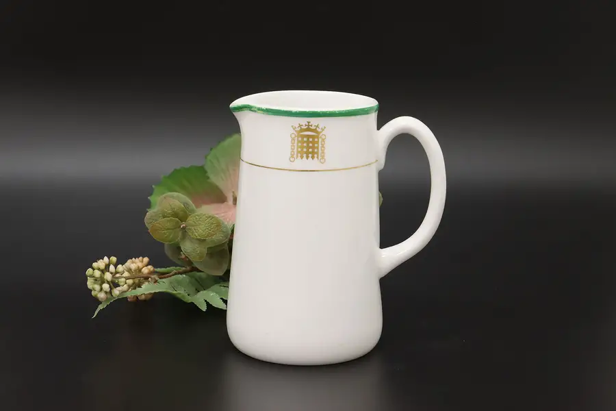 Photo of English Vintage Parliament China Creamer Pitcher, Tuscan