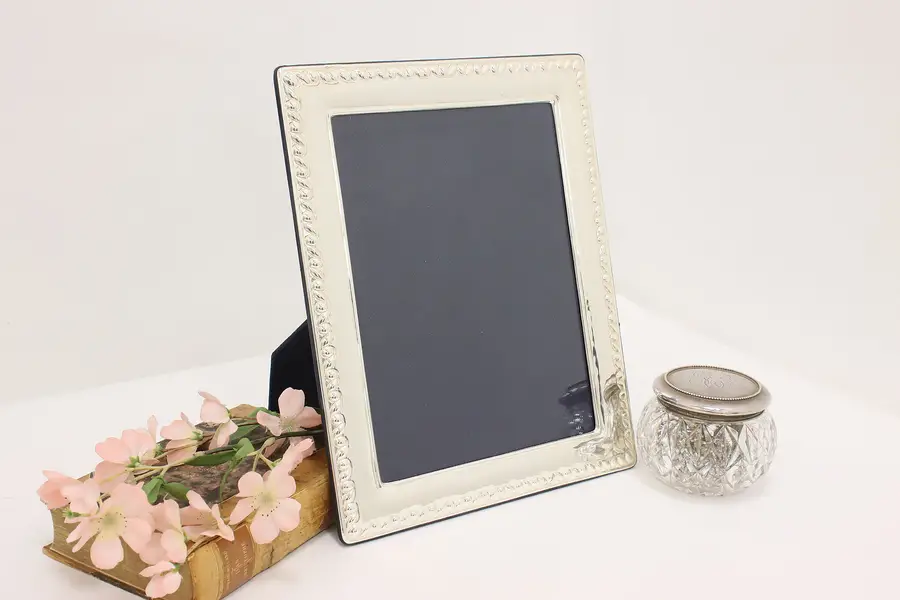 Photo of Italian Del Conte Vintage Silverplate 7x9.5" Picture Frame