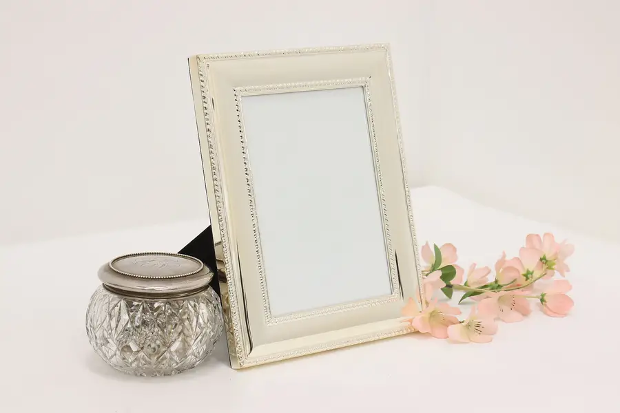 Photo of Waterford Vintage Silverplate 4.5x6.5" Easel Picture Frame