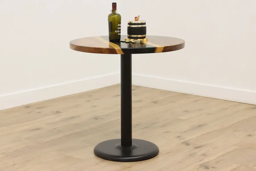 Photo of Acacia & Resin Vintage Cocktail, Patio or Porch Table